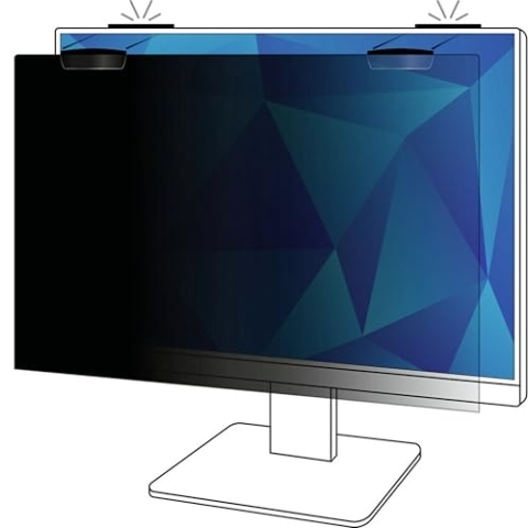 3M Blickschutzfilter für 58,4 cm (23 Zoll) Vollbild-Monitor mit 3M konformer Magnetbefestigung (Seitenverhältnis 16:9)