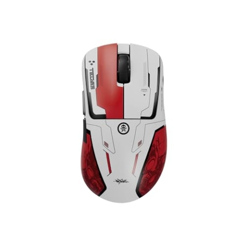 Pulsar x Quiccs Limited Edition – Xlite v4 kabellose Gaming-Maus, ultraleicht, 54 g, ergonomisch, optischer Schalter, 32000 DPI, 750 IPS, XS-1-Sensor, 8K-kompatibel (Mini)