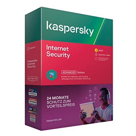 Kaspersky Internet Security 2022 | 1 Gerät | 2 Jahre | Limited Edition | Windows/Mac/Android | Aktivierungscode in Standardverpackung