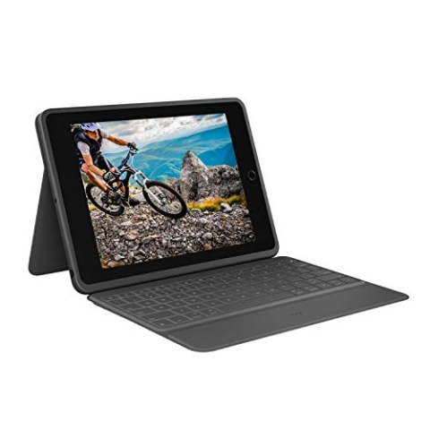Logitech - Robuste Schutzhülle für iPad 10,2, Graphit