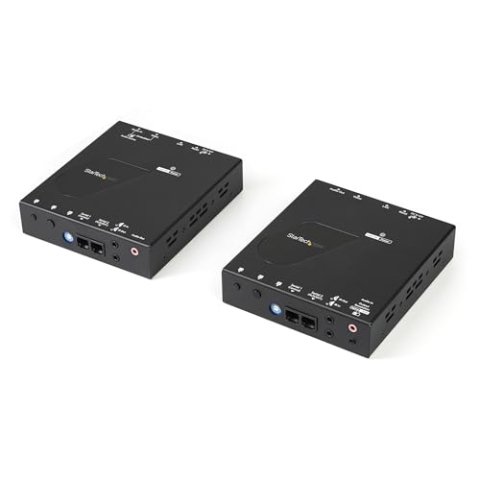 StarTech.com HDMI über IP Extender Kit - Video over IP Externeder mit Videowand unterstützung - HDMI Extender / Verlängerung - 4K