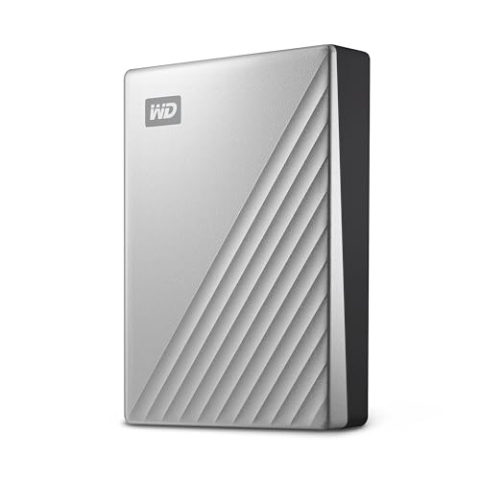 WD My Passport Ultra for Mac externe Festplatte 6 TB (mobiler Speicher, herunterladbare Software, Passwortschutz, Mac kompatibel, einfach einzusetzen) Silber