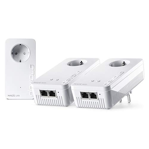 devolo Magic 2 Wifi AC Multiroom Kit: Ideal für Home Office und Streaming, Weltweit schnellstes Powerline-Multiroomkit für zuverlässiges WLAN ac einfach via Stromleitung, bis 2400 Mbit/s