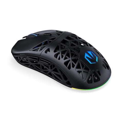 ENDORFY LIV Plus Wireless, Gaming Maus, Maus kabellos, Ladestation im Set, Ultraleichtes Design (69 g), Maximal 26.000 DPI, PixArt PAW3395, 2.4GHz, BT, USB-A, EY6A016