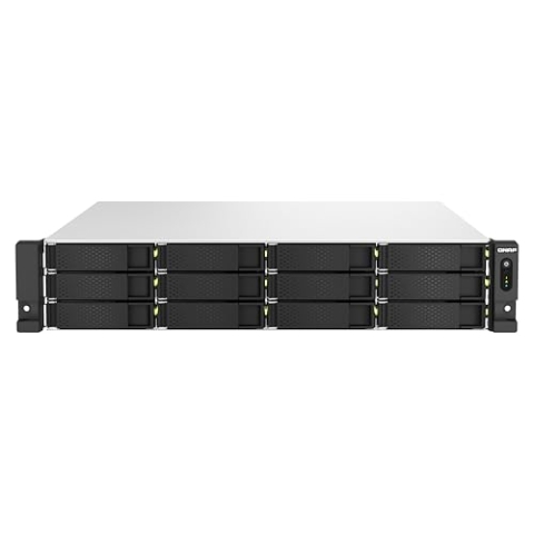 Qnap TS-h1887XU-RP-E2336-32G | 18-Bay, Intel Xeon, 3X PCIe Gen4, 10GbE, Redundant Power Rackmount (2U) NAS