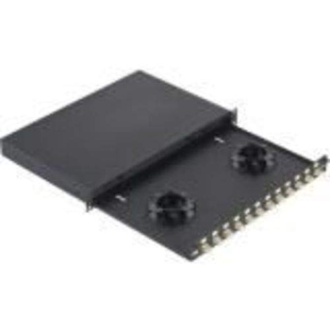 Panduit CASS.FO 1U Con 12 LCD SM Nero