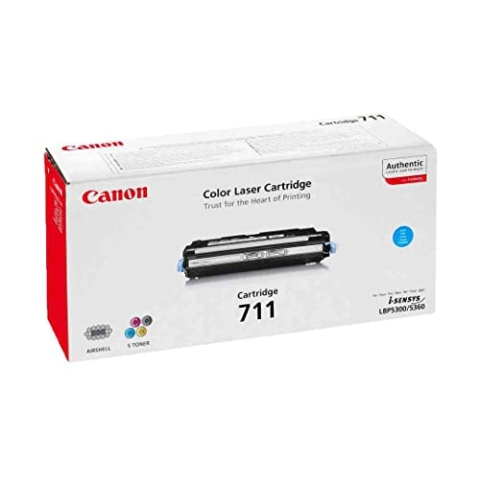 Canon Cartridge 711 Cyan Toner für Laserdrucker (Laser, Cyan) Wenn