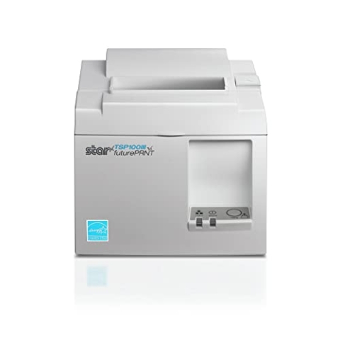 STAR Micronics tsp143iiilan Direct Thermal POS Printer 203 x 203dpi White – POS/Mobile Printers (Direct Thermal, POS printer, 250 mm/sec, 203 x 203 dpi, 58/80, 10,100 Mbit/s)