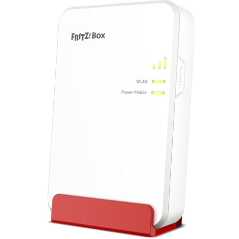 Fritz!Box 6860 5G (Mobilfunk-Router mit bis zu 1.300 MBit/s in 5G/LTE, Wi-Fi 6 mit bis zu 3.000 MBit/s, Power Over Ethernet (PoE+), Staub- und spritzwassergeschütztes Gehäuse, Internationale Version)