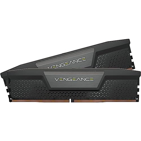 Corsair VENGEANCE DDR5 RAM 64GB (4x16GB) 5600MHz CL36 Intel XMP iCUE Kompatibel Computer Speicher - Schwarz (CMK64GX5M4B5600C36)