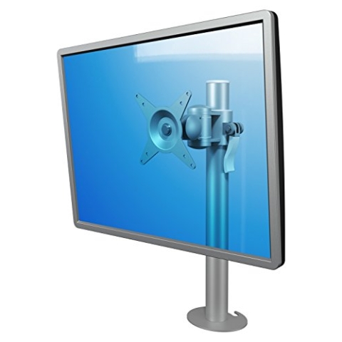 Dataflex 52.652 ViewMate Style Monitorarm (Tragkraft max. 15kg, bis 61 cm (24 Zoll) Bildschirmdiagonale, VESA: MIS-D 75x75/100x100 kompatibel) Silber