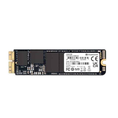 Transcend 240 GB JetDrive JDM 820 AHCI PCIe™ Gen3 x2 SSD TS240GJDM820
