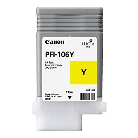 Canon PFI-106 Y PFI106 Tintenpatrone, für Tintenstrahldrucker