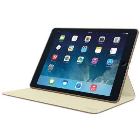 Logitech Hinge Schutzhülle mit Ständer für Apple iPad Air braun