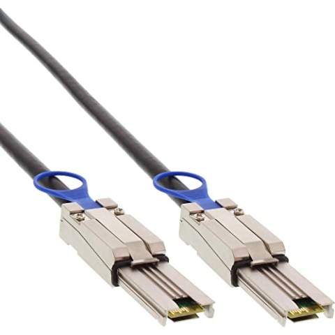 InLine 27623C SAS Anschlusskabel, Mini-SAS 26pin SFF-8088 an Mini-SAS 26-pin SFF-8088, 2m