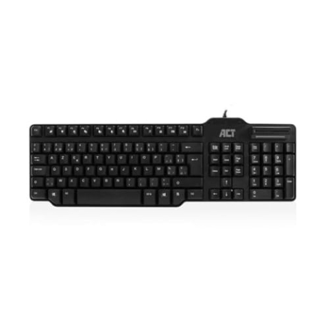 ACT AC5475 Tastatur USB AZERTY Belgisch Schwarz (AC5475) Marke