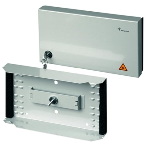 TELEGÄRTNER H02050A0013 LWL Kompakt-Spleiabox Gehäuse lichtgrau