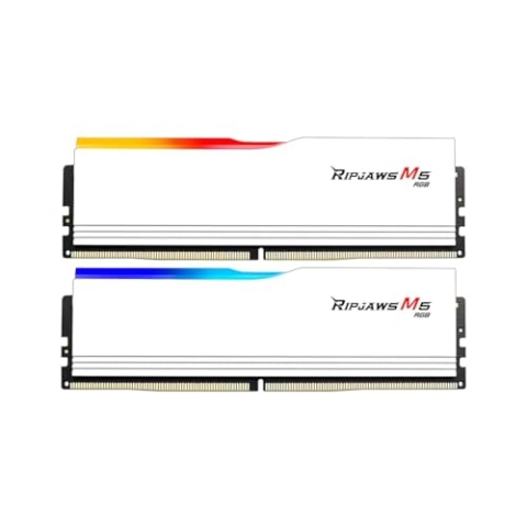 G.Skill D564GB 6400-32 Ripjaws M5 RGB K2 wh GSK (F5-6400J3239G32GX2-RM5RW)