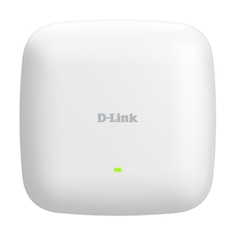 D-Link DAP-X3060 Nuclias Connect AX3000 Wi-Fi 6 Dual-Band PoE Access Point (2.5G Ethernet, MU-MIMO, WPA3, Fast Roaming, Wand/Mast-Befestigung, Free Central Management)