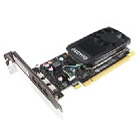 Lenovo ThinkStation NVIDIA Quadro P400 2GB GDDR5 Mini DPx3 Graphics Card with HP Bracket, 4X60N86657