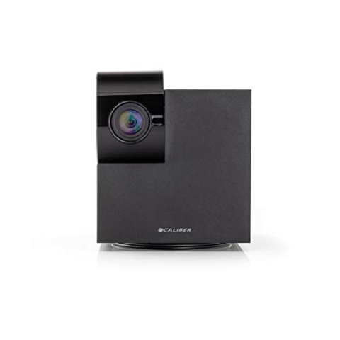 Caliber Smart Home -Überwachungskamera - IP -Kamera in Innenräumen - Bewegungssensor - Einbau -Mikrofon und Lautsprecher - Full HD -Kamera - HWC202PT - WiFi - microSD - weiß