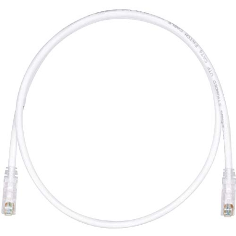 PANDUIT Copper Patch Cord, Category 6, Off White UTP Cable, 5 Meters 5 m White Networking Cable – Networking Cables (Category 6, Off White UTP Cable, 5 Meters, 5 m, White)
