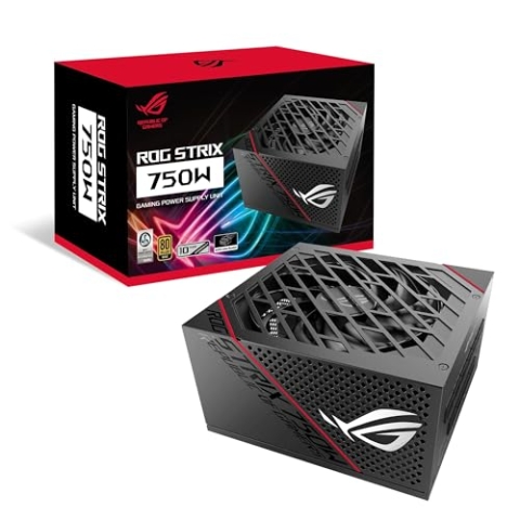 ASUS ROG Strix 750W Gold Gaming Netzteil 16-poliges PCIe-Kabel (750 Watt, 80+ Gold Zertifizierung, Axial-Tech Lüfter, ATX 3.0 Kompatibel, PCIe 5.0 kompatibel)