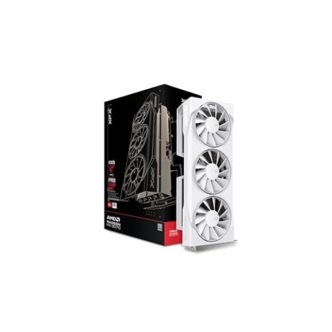XFX Swift AMD Radeon RX 9070 OC White Triple Fan Gaming Edition Grafikkarte mit 16 GB GDDR6 HDMI 3xDP, AMD RDNA™ 4 (RX-97SWFB3W9)