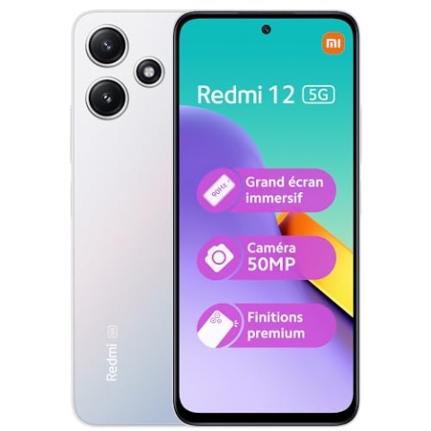 Xiaomi Redmi 12 Smartphone, Silber, 4 GB RAM, 128 GB, 16,79 cm (6,79 Zoll)
