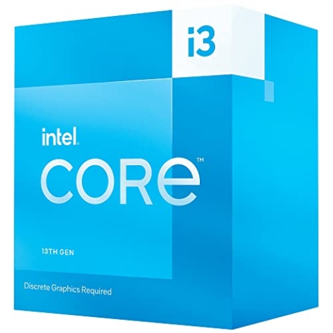 Intel i3-13100F Desktop-Prozessor, 4 Kerne, 12 MB Cache, bis zu 4,5 GHz