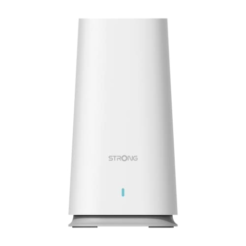 STRONG Atria Wi-Fi Mesh Home 2100 ADD-ON, WLAN Verstärker, Erweiterung, bis zu 2100 mbit/s, zusätzliche 100m2 Abdeckung, Repeater oder Access Point, 2,4 GHz + 5 GHz, 2X Gigabit LAN, weiß