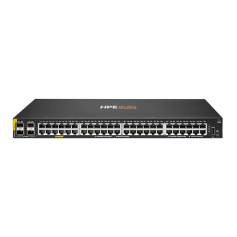 Hewlett Packard Enterprise CX 6000 Series Rackmount Gigabit Managed Netzwerk-Switch 48x RJ-45 4x SFP 370W PoE+ - R8N85A