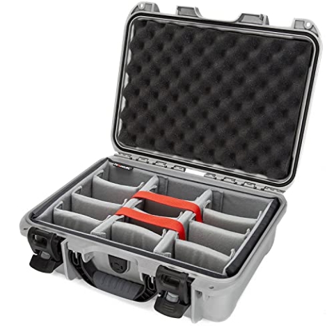 NANUK 920 Wasserdichter Hartschalenkoffer Mit Gepolsterten Trennwänden - Silber