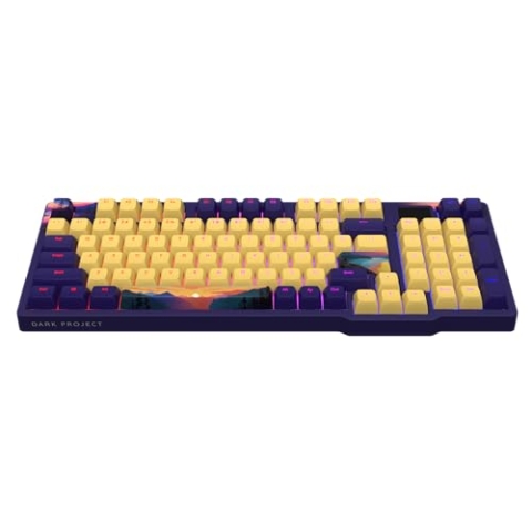 Dark Project RGB ANSI English Gaming Mechanische Tastatur, 98 Sonnenuntergang