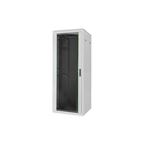 DIGITUS Netzwerkschrank Varioflex-N Serie, 800 x 800mm (BxT), 19 Zoll, 42HE, Grau