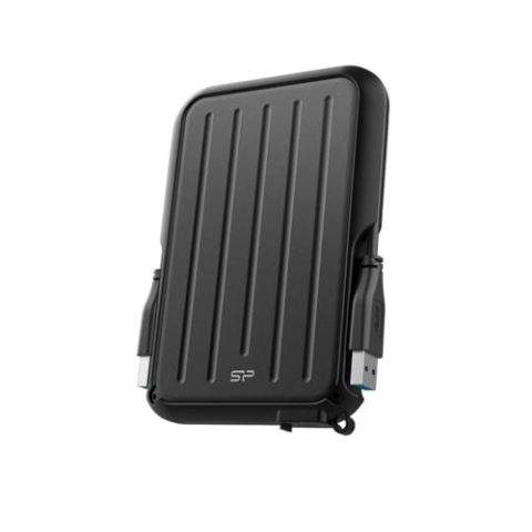 Silicone Power Externe Festplatte 6.3cm (2.5 Zoll) 2TB USB3.2 A66 Shockproof Black