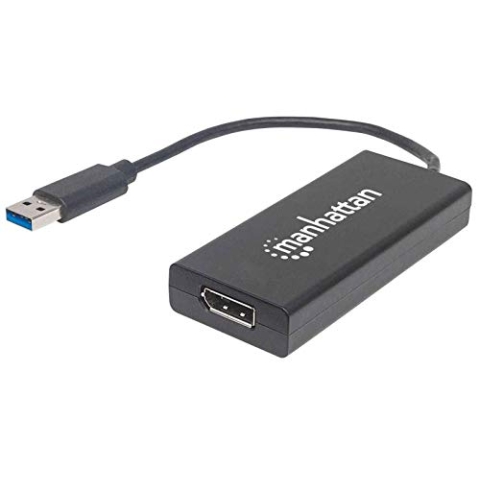 Manhattan 152327 USB 3.0 auf DisplayPort-Konverter 4K/UHD schwarz