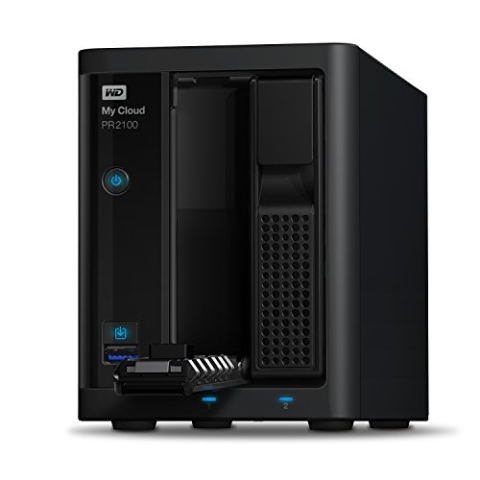 WD 8 TB My Cloud Pro PR2100 Pro Serie 2-Bay Network Attached Storage - NAS - WDBBCL0080JBK-EESN