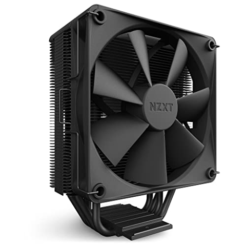 NZXT T120 CPU-Luftkühler – RC-TR120-B1 – CPU-Flüssigkeitskühler – leitfähige Kupferrohre – flüssigkeitsdynamische Lager – AMD- und Intel-Kompatibilität – Schwarz