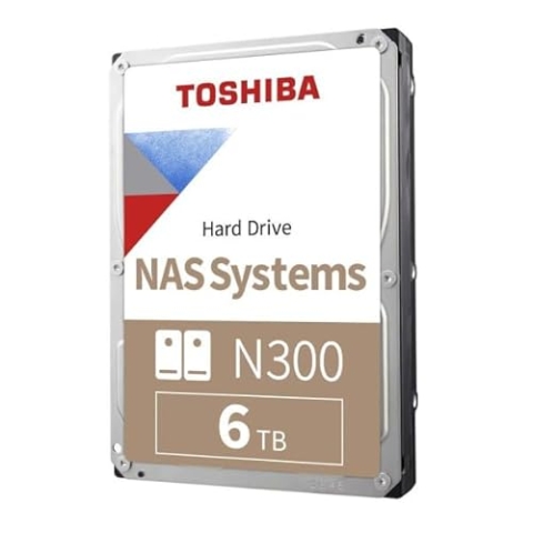 Toshiba N300 NAS Hard Drive 6TB (512MB) INT