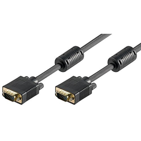 Goobay 24491 Full HD SVGA Monitorkabel, 10m schwarz