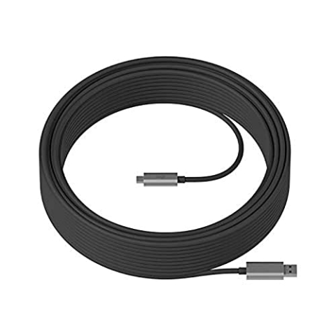 Logitech (10 m) SuperSpeed USB 3.2 Gen 2 10 Gbps Kabel (Graphit)
