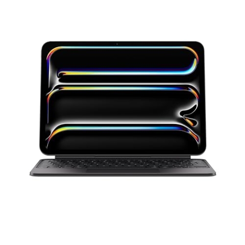 Apple iPad Magic Keyboard Case für das 11'' iPad Pro (M4) für angenehmes Tippen, integriertes Trackpad, Reihe mit Funktionstasten, Italienisch - Schwarz ​​​​​​​