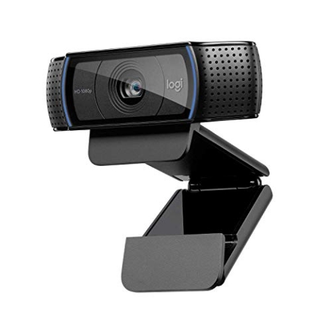Logitech C920 HD Pro Webcam für Amazon, Full HD 1080p/30fps Video Calling, Klarer Stereo-Sound, HD Lichtkorrektur, Für Skype, Zoom, FaceTime und Hangouts, PC/Mac/Laptop/Macbook/Tablets - Schwarz