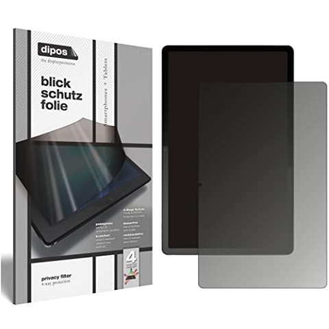 dipos I Blickschutzfolie kompatibel mit Lenovo Tab P11 Plus Display-Schutzfolie matt mit 4-Wege Sichtschutz-Effekt