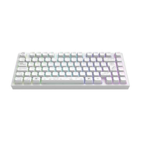Dark Project ALU81A Terra NOVA Kabellose Mechanische Gaming-Tastatur | ISO Multi | Hot-Swap | G3MS Moonstone Gefettete-Schalter | Gefettete Stabilisatoren | Flex Gasket Mount | Aluminium | RGB