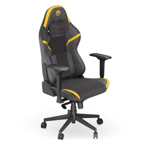 ENDORFY Scrim YL, Gaming Stuhl, bürostuhl, schreibtischstuhl, Bequeme Konstruktion, Hochwertiges PU-Leder und atmungsaktives Gewebe, 4D-Armlehnen, Multilock Mechanismus, EY8A003