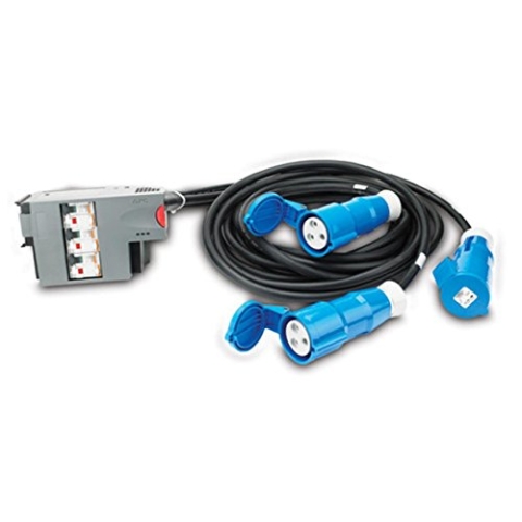 APC Power Distribution Module Sicherungsautomat (Plug-In-Modul, Wechselstrom 400 V, 3 Ausgangsstecker)