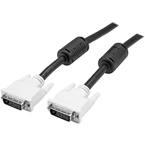StarTech. com Dual Link DVI-Kabel (3 m, Stecker auf Stecker, 2560 x 1600, DVI-D-Kabel, Computer-Monitorkabel, DVI-Kabel, Videokabel