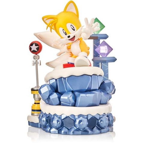 CC Countdown Characters von Numskull 2023 Sonic the Hedgehog Tails Sammlerfigur - Offizielle SEGA-Merchandise - Zusammenbaubare Charakterstatue